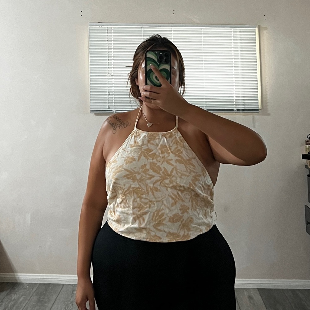 Floral tank top